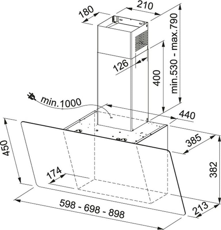 Витяжка Franke Evo Plus FPJ 925 V BK/SS (330.0528.067)