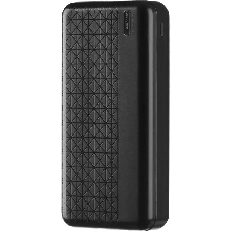 Универсальная мобильная батарея 2E Geometry PD+QC 3.0 20000mAh Black (2E-PB2072PD-BLACK)