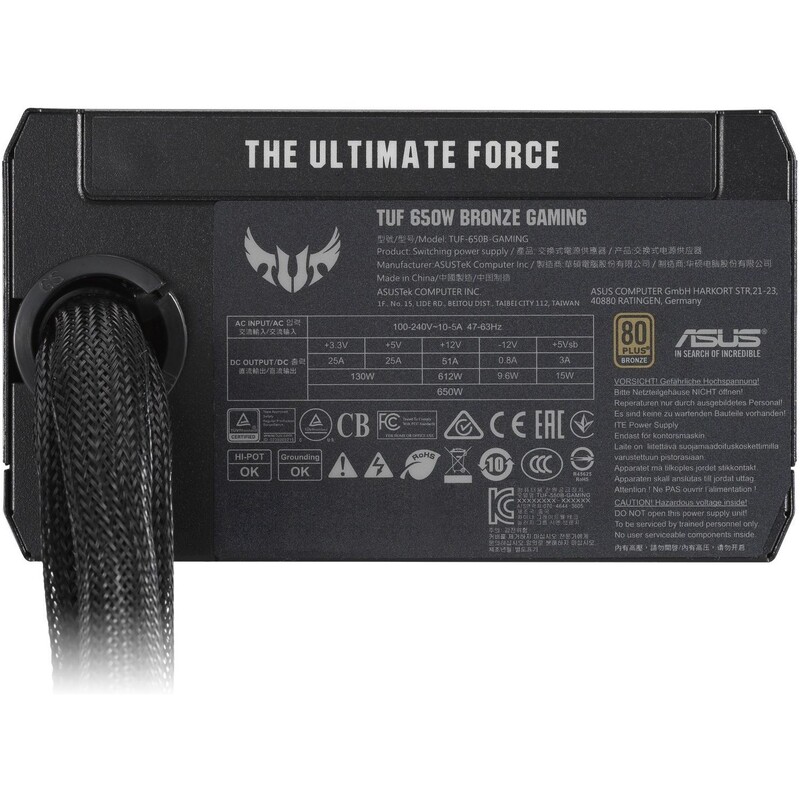 Блок живлення Asus TUF-650B-GAMING (90YE00D1-B0NA00)