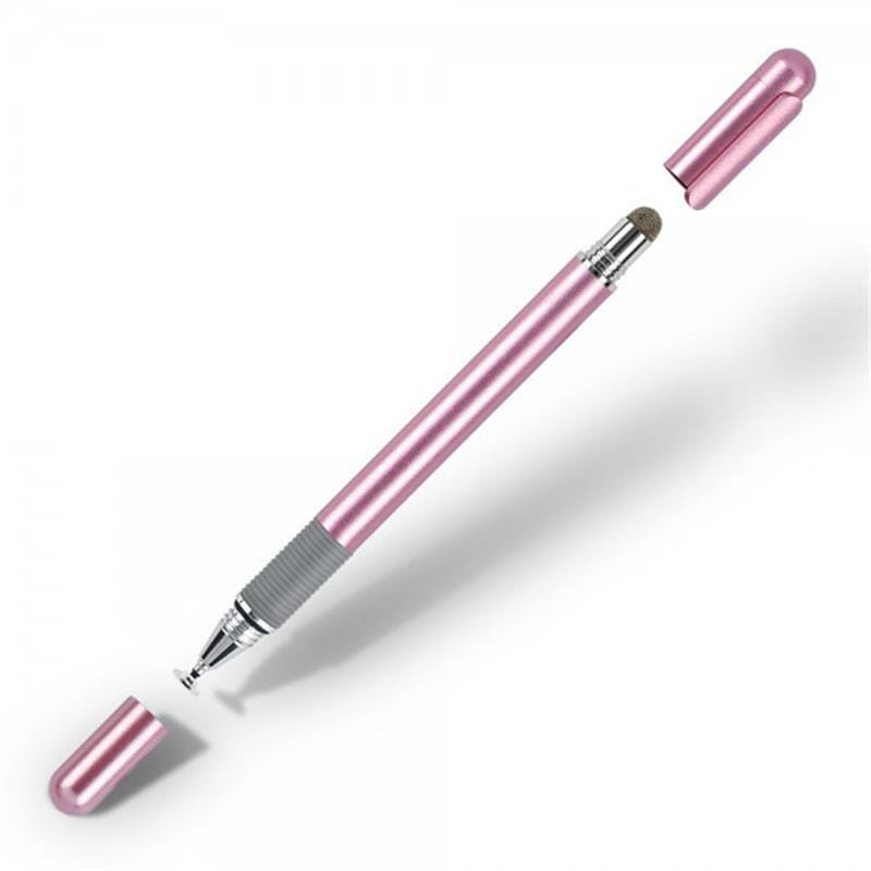 Стілус SK універсальний 2 в 1 Capacitive Drawing Point Ball Pink (1005001657604970P)