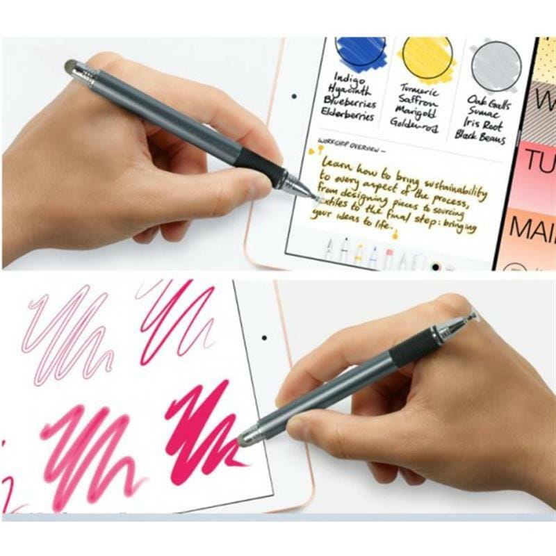 Стилус SK универсальный 2 в 1 Capacitive Drawing Point Ball Pink (1005001657604970P)