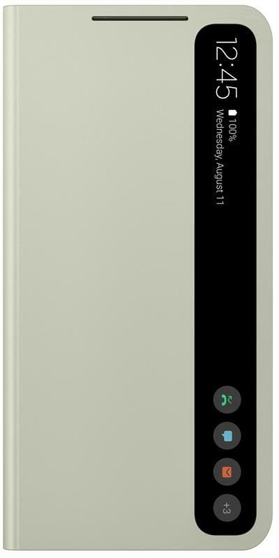 Чeхол-книжка Samsung Smart Clear View Cover для Samsung Galaxy S21 FE SM-G990 Olive Green (EF-ZG990CMEGRU)