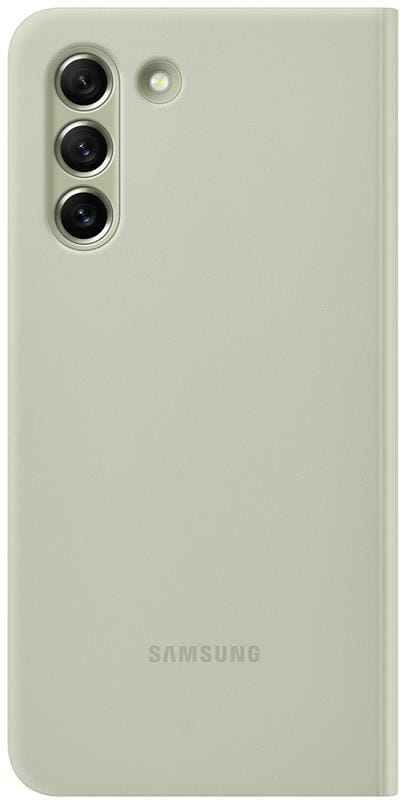 Чeхол-книжка Samsung Smart Clear View Cover для Samsung Galaxy S21 FE SM-G990 Olive Green (EF-ZG990CMEGRU)