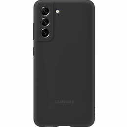 Чехол-накладка Samsung Silicone Cover для Samsung Galaxy S21 FE SM-G990 Dark Gray (EF-PG990TBEGRU)