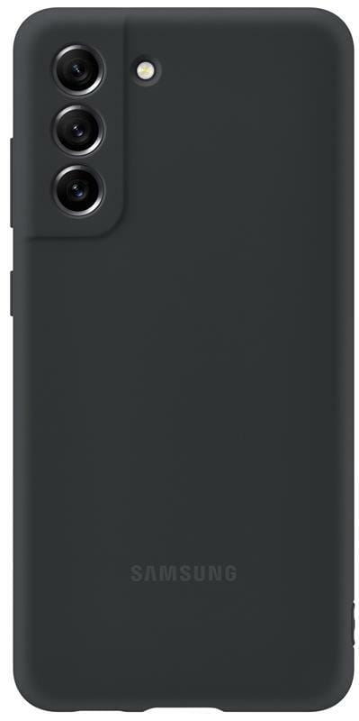 Чехол-накладка Samsung Silicone Cover для Samsung Galaxy S21 FE SM-G990 Dark Gray (EF-PG990TBEGRU)
