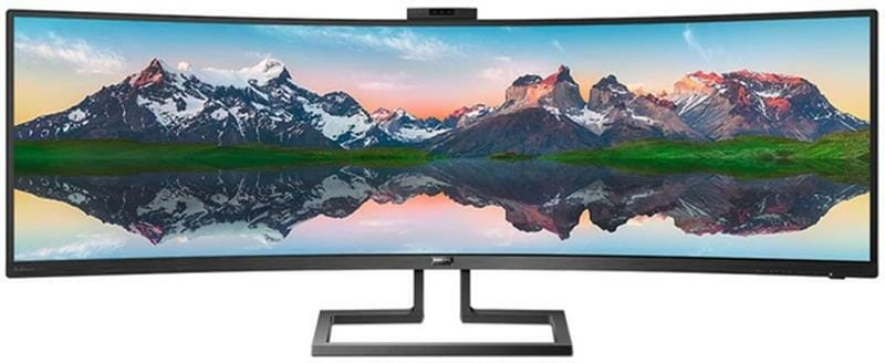 Монитор Philips 48.8" 499P9H/00 VA Black Curved