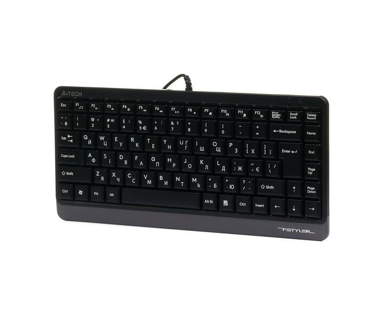 Клавіатура A4Tech FK11 Ukr Grey