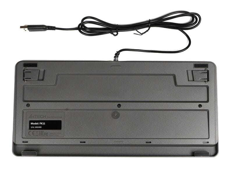 Клавіатура A4Tech FK11 Ukr Grey