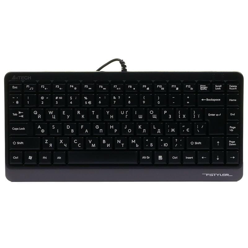 Клавіатура A4Tech FK11 Ukr Grey