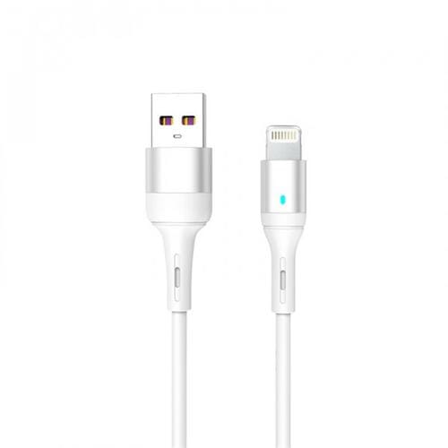 Фото - Кабель SkyDolphin   S06L LED Smart Power USB - Lightning , 1 м, White ( (M/M)