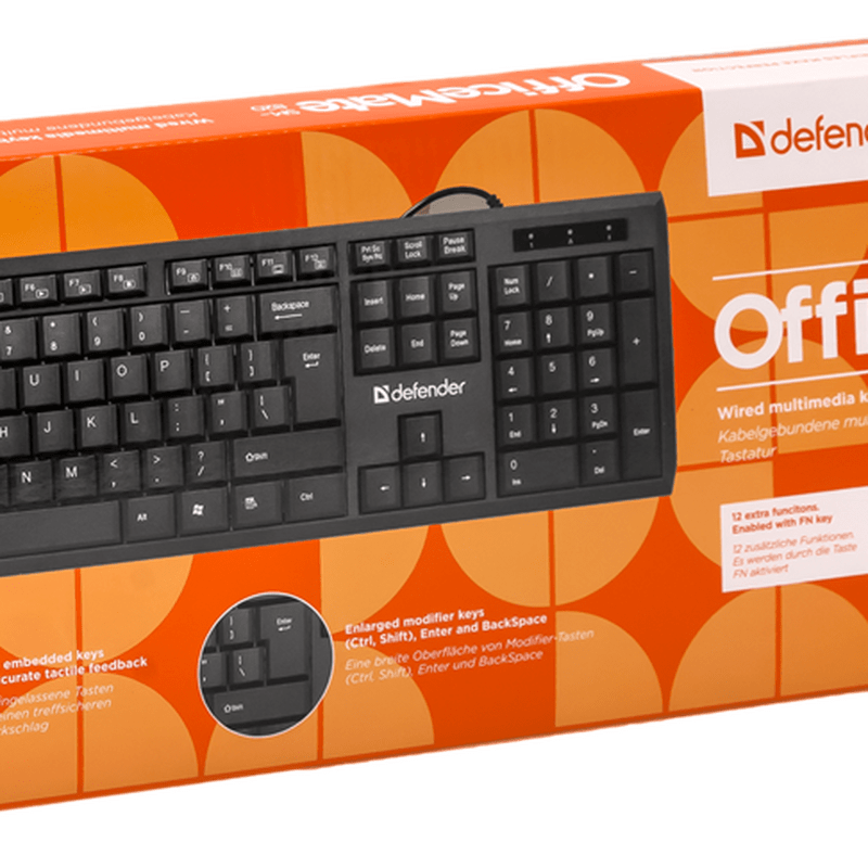 Клавиатура Defender OfficeMate SM-820 (45820) Black USB
