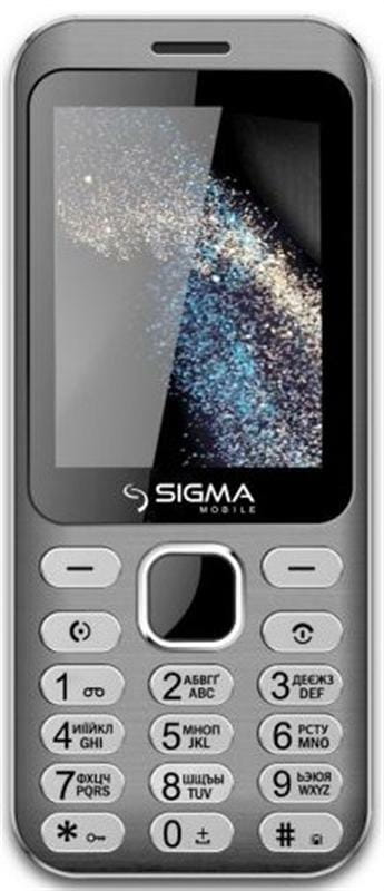 Мобiльний телефон Sigma mobile X-style 33 Steel Dual Sim Grey