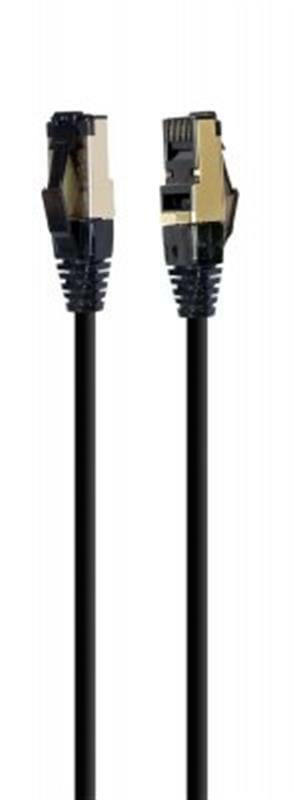 Патч-корд Cablexpert (PP8-LSZHCU-BK-15M) cat.8, S/FTP, літий, 50u "штекер із засувкою, 15 м, чорний
