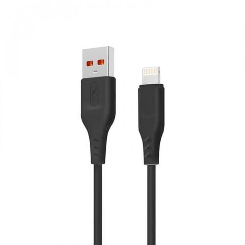 Photos - Cable (video, audio, USB) SkyDolphin Кабель  S61L USB - Lightning (M/M), 1 м, Black  USB (USB-000573)