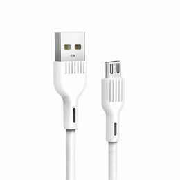 Кабель SkyDolphin S03V USB - micro USB (M/M), 1 м, White (USB-000421)