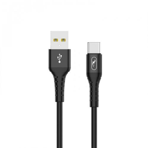 Photos - Cable (video, audio, USB) SkyDolphin Кабель  S05T TPE Frost Line USB - USB Type-C , 1 м, Black ( (M/M)