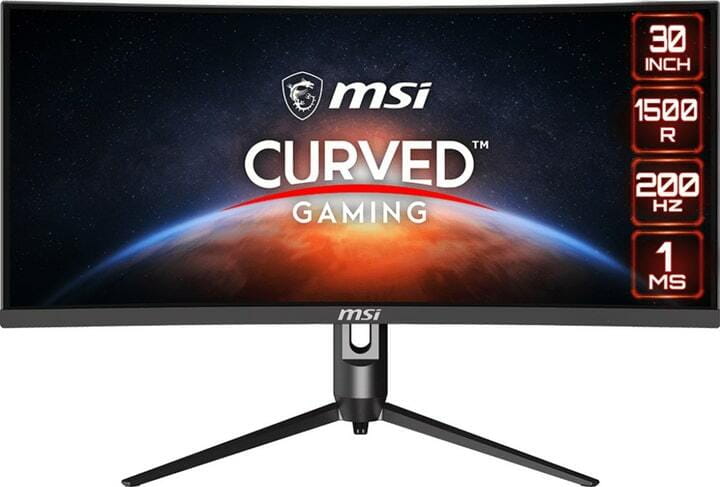 Монитор MSI 29.5" Optix MAG301CR2 VA Black Curved 200Hz