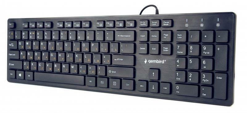 Клавиатура Gembird KB-MCH-03-UA Ukr Black