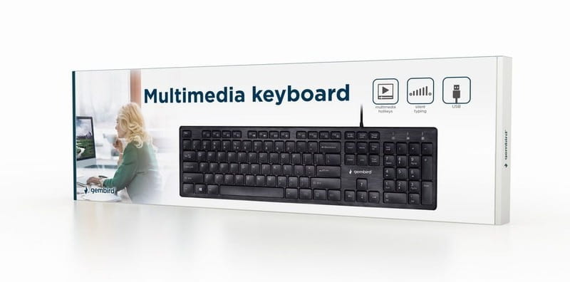 Клавиатура Gembird KB-MCH-03-UA Ukr Black