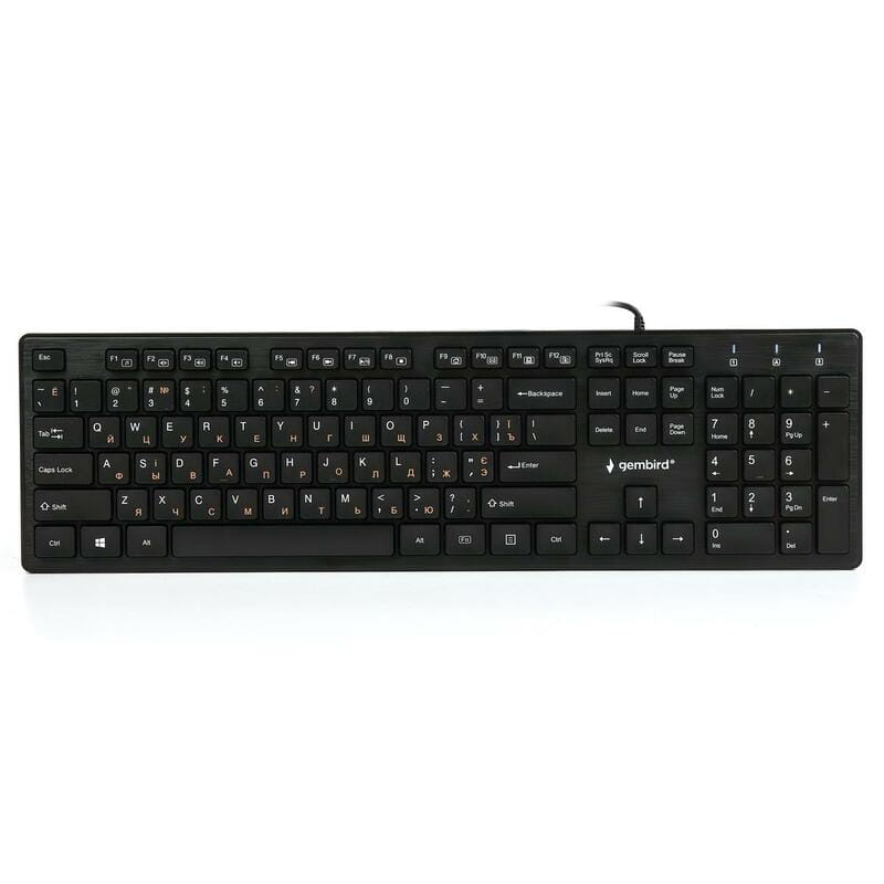 Клавіатура Gembird KB-MCH-03-UA Ukr Black