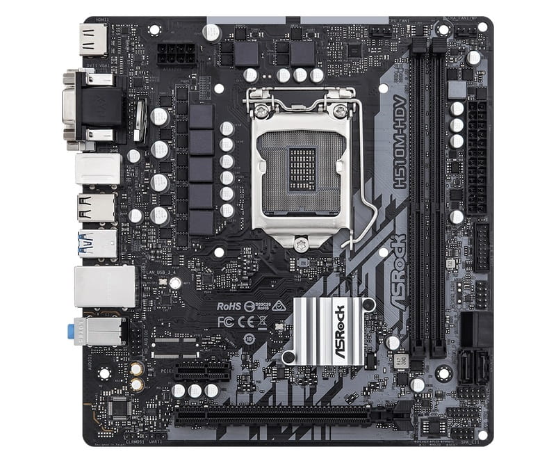 Материнская плата ASRock H510M-HDV R2.0 Socket 1200