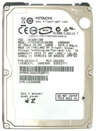 Накопитель HDD 2.5" SATA  160GB Hitachi 5K320  8Mb 5400rpm (HTS543216L9A300) Refurbished