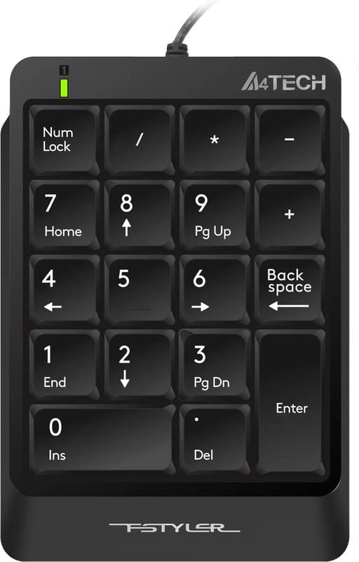 Цифровой клавиатурный блок A4Tech FK13P Black