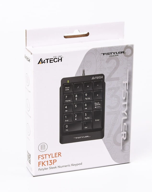 Цифровой клавиатурный блок A4Tech FK13P Black