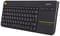 Фото - Клавиатура беспроводная Logitech Wireless Touch Keyboard K400 Plus (920-007147) Black USB | click.ua