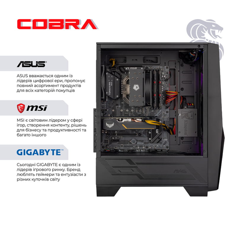 Персональный компьютер COBRA Gaming (A36.16.S2.36T.651)