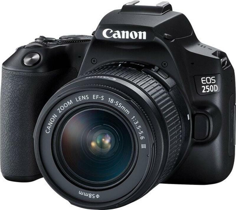 Canon EOS 250D + объектив Kit 18-55 DC III Black (3454C009)