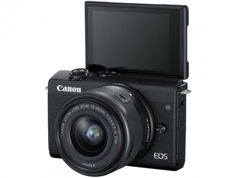 Дзеркальна фотокамера Canon EOS M200 + объектив 15-45 IS STM Black (3699C027)