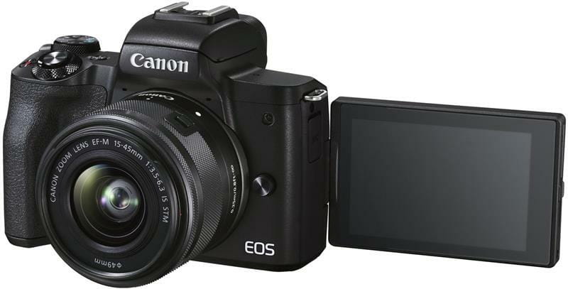 Цифрова фотокамера Canon EOS M50 Mk2 + 15-45 IS STM KIT Black (4728C043)