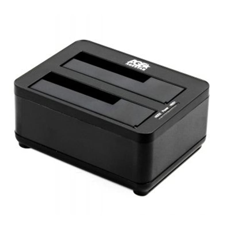 Док-станция AgeStar 3UBT8 для SATA HDD 2.5"/3.5", USB 3.0, Black