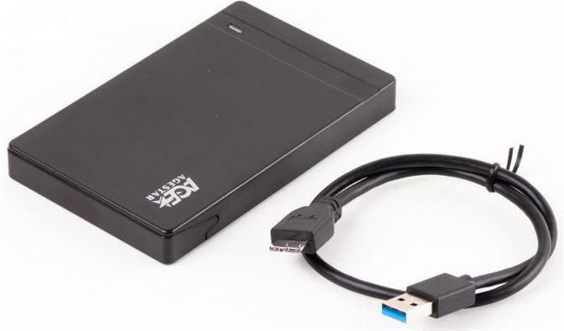 Внешний карман USB3.0 для HDD SATA 2.5" AgeStar 3UB2P3 Black