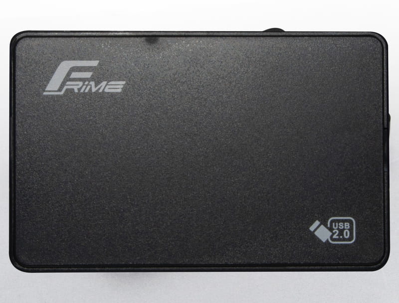 Внешний карман Frime SATA HDD/SSD 2.5", USB 2.0, Plastic, Black (FHE10.25U20)