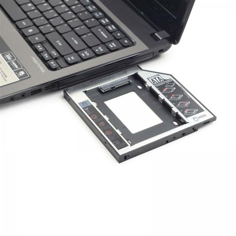 Адаптер HDD 2,5" для ноутбука в отсек CD-ROM Gembird MF-95-01 (9.5 мм)