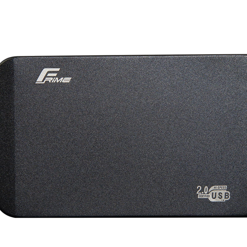 Внешний карман Frime SATA HDD/SSD 2.5", USB 2.0, Metal, Black (FHE60.25U20)