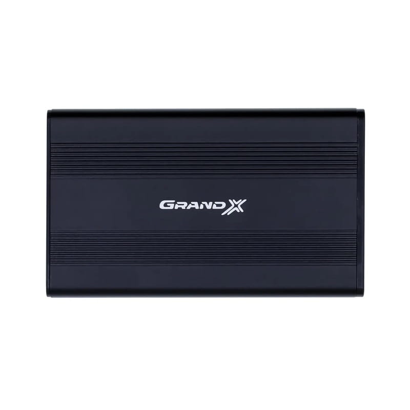 Зовнішня кишеня Grand-X для підключення SATA HDD 2.5", USB 2.0, алюміній (HDE21)