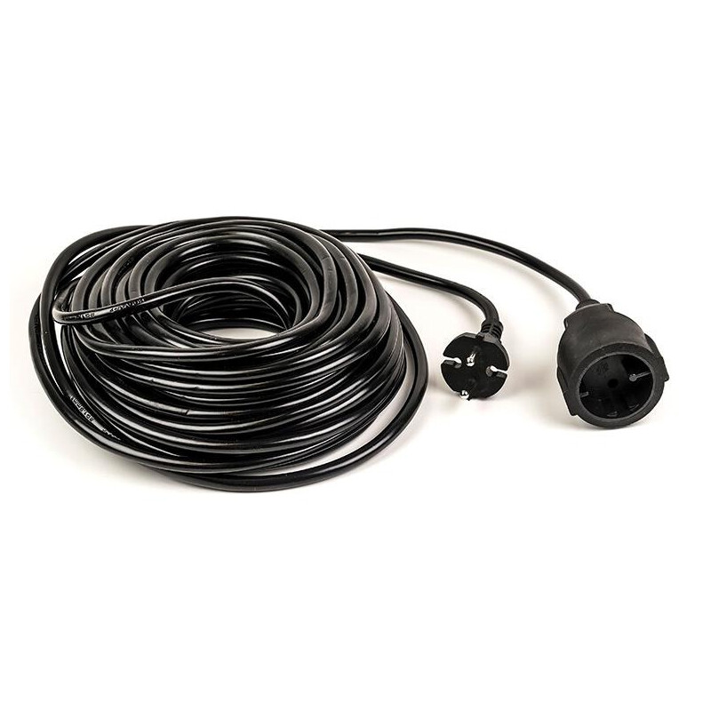 Удлинитель PowerPlant JY-3021/20 (PPEA10M200S1) 1 розетка, 20 м, черный