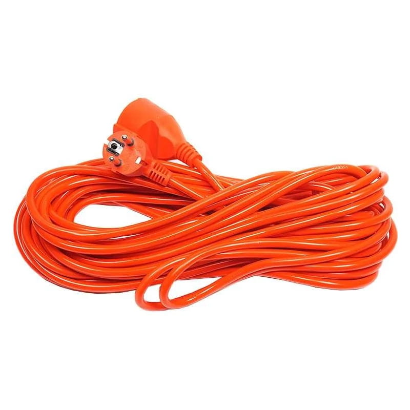 Удлинитель PowerPlant JY-3024/15 (PPCA08M150S1) 1 розетка, 15 м, оранжевый