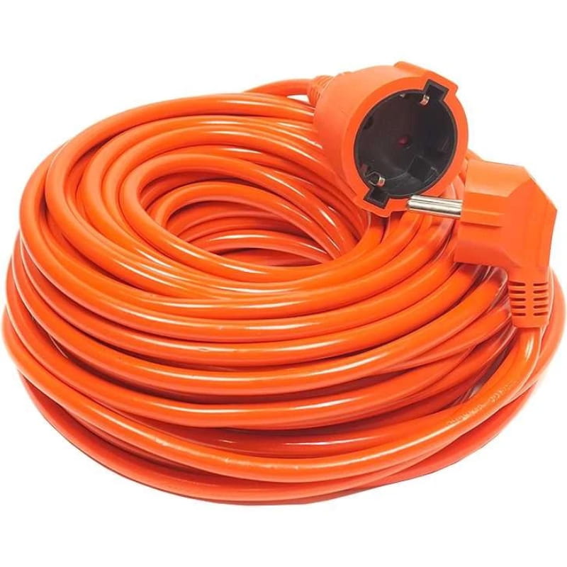 Удлинитель PowerPlant JY-3024/25 (PPCA10M250S1) 1 розетка, 25 м, оранжевый