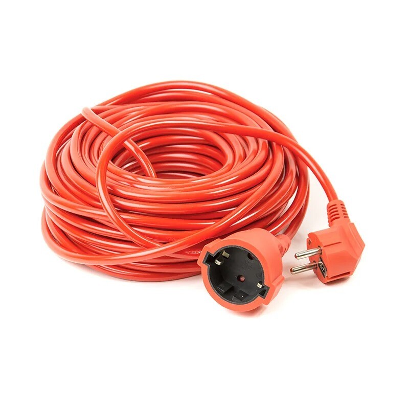 Удлинитель PowerPlant (PPCA10M20S1L) 1 розетка, 20 м, морозостойкий, оранжевый