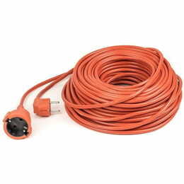 Подовжувач PowerPlant (PPCA16M40S1L) 1 розетка, 40 м, помаранчевий