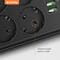 Фото - Фільтр живлення СolorWay (CW-CHE64B) 6 розеток, 4xUSB, 2м, Black | click.ua