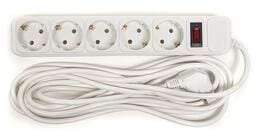 Купити Фільтр живлення PowerPlant JY-1056/10 (PPSA10M100S5) 5 розеток, 10 м, білий Фільтр живлення PowerPlant JY-1056/10 (PPSA10M100S5) 5 розеток, 10 м, білий