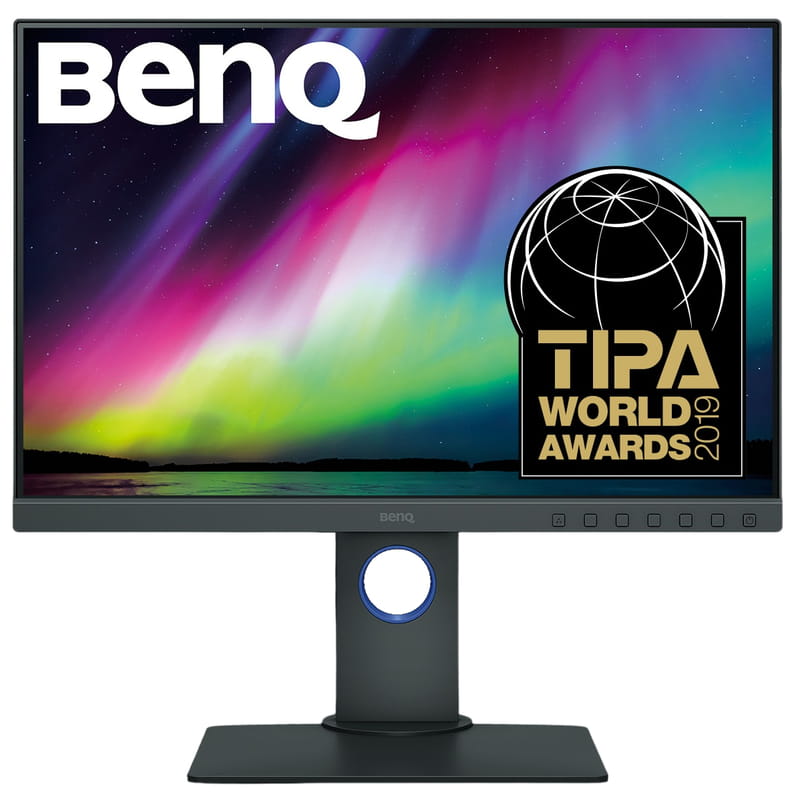 Монiтор BenQ 24.1" SW240 (9H.LH2LB.QBE) IPS Grey