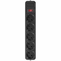 Фильтр питания Maxxter 5 розеток 3м (SPM5-G-10B) черный