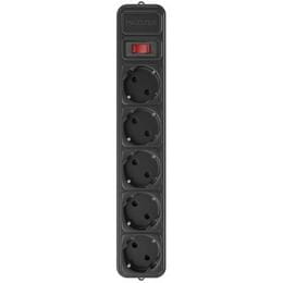 Фильтр питания Maxxter 5 розеток 3м (SPM5-G-10B) черный