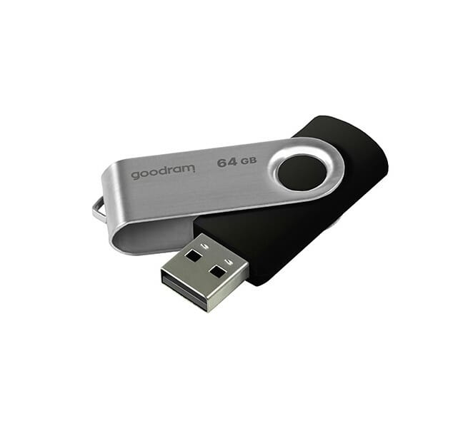 Флеш-накопитель USB2.0 64GB GOODRAM UTS2 (Twister) Black (UTS2-0640K0R11)